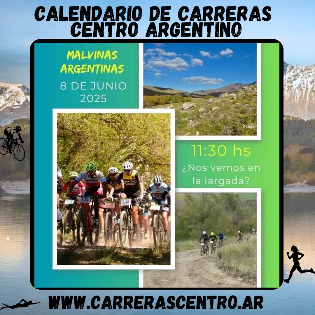 Flyer de MTB Malvinas Argentinas 2025