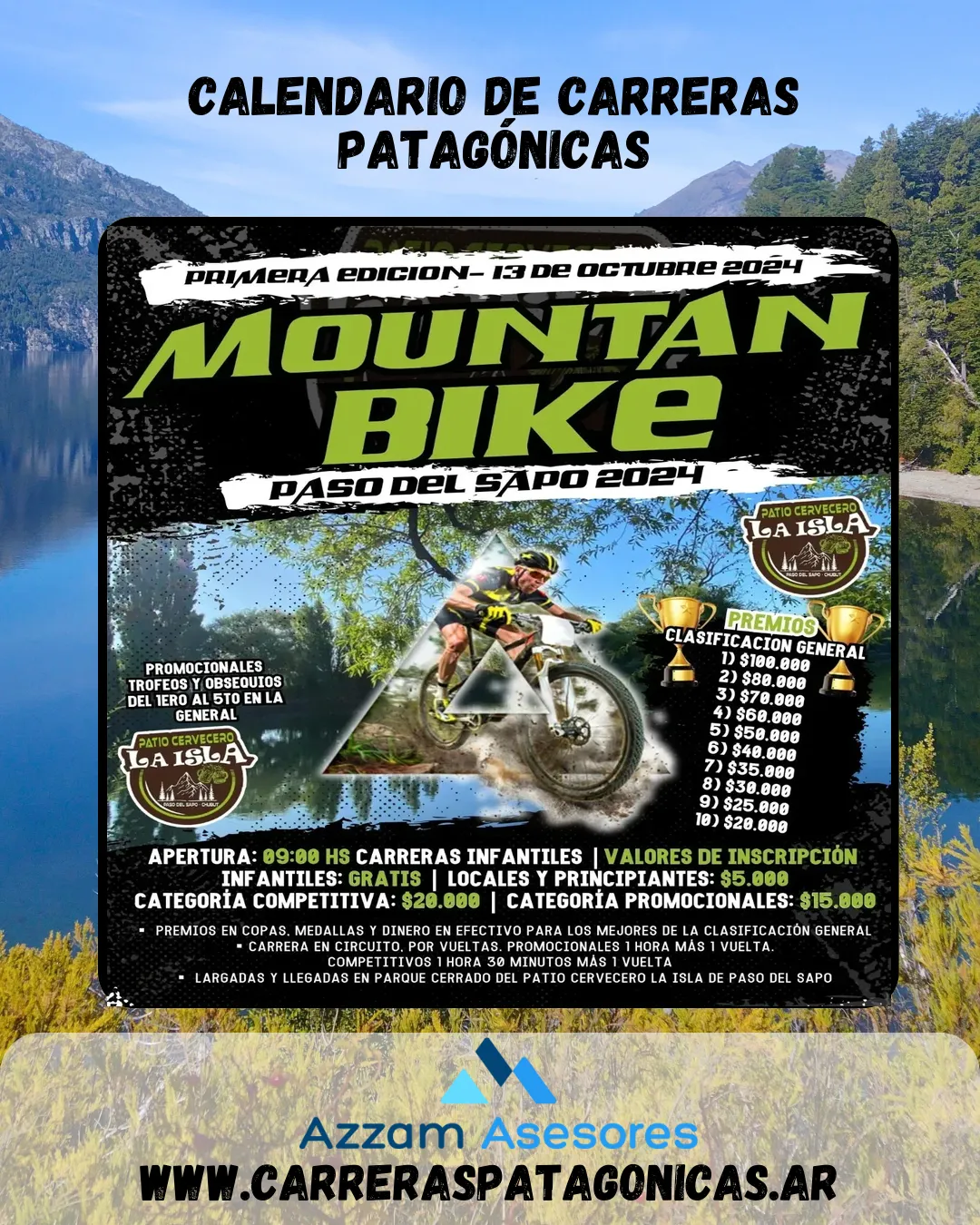 Flyer de MTB Paso del Sapo 2024