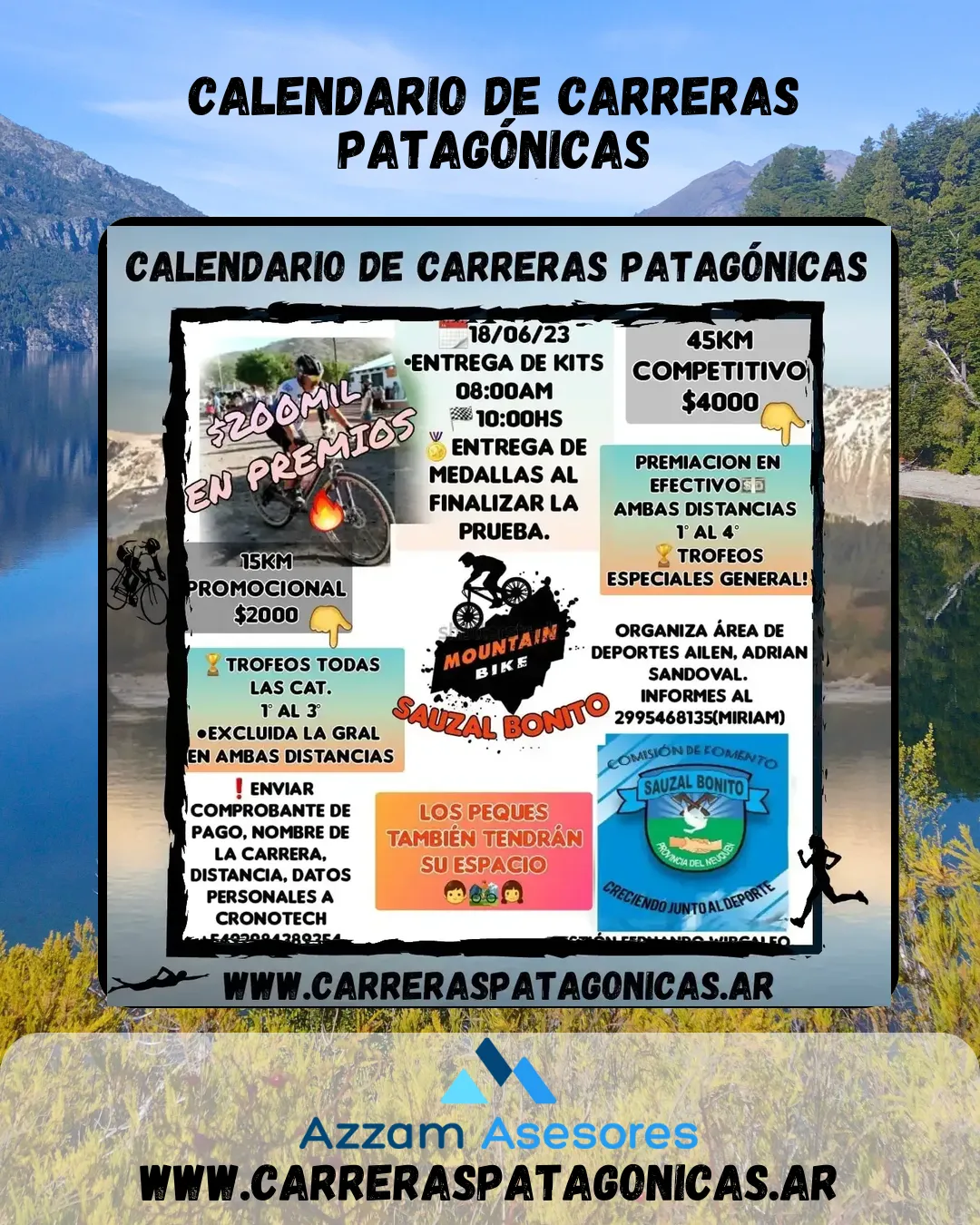 Flyer de MTB Sauzal Bonito 2023