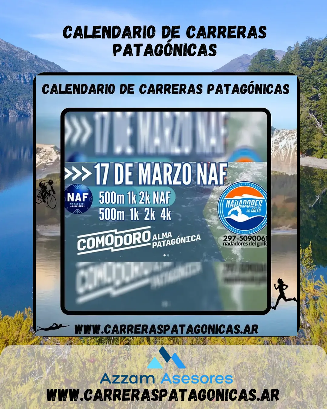 Flyer de Nadadores del Golfo 2024