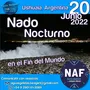 Flyer de NADO NOCTURNO EN EL FIN DEL MUNDO 2022