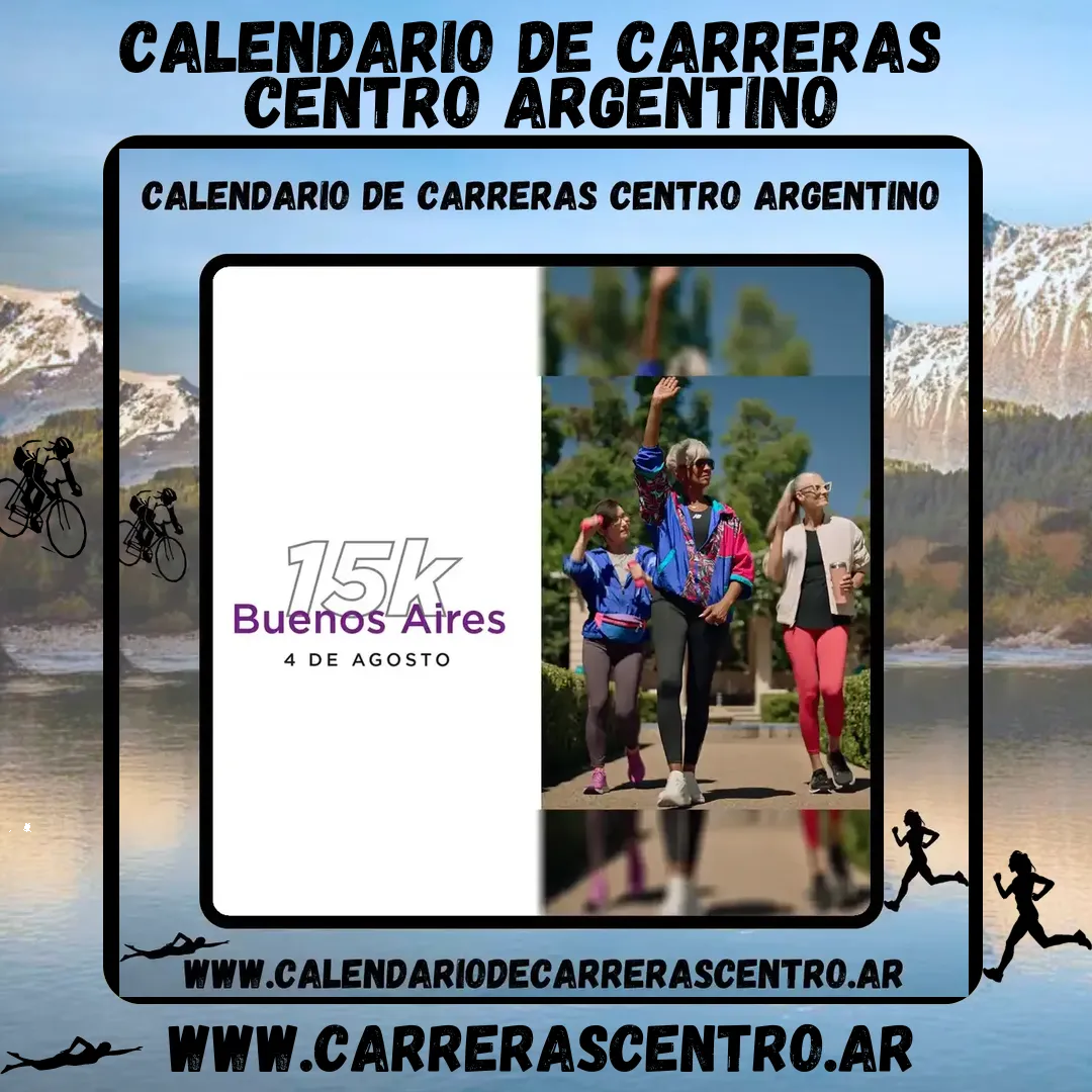 Flyer de NB 15K Buenos Aires 2024