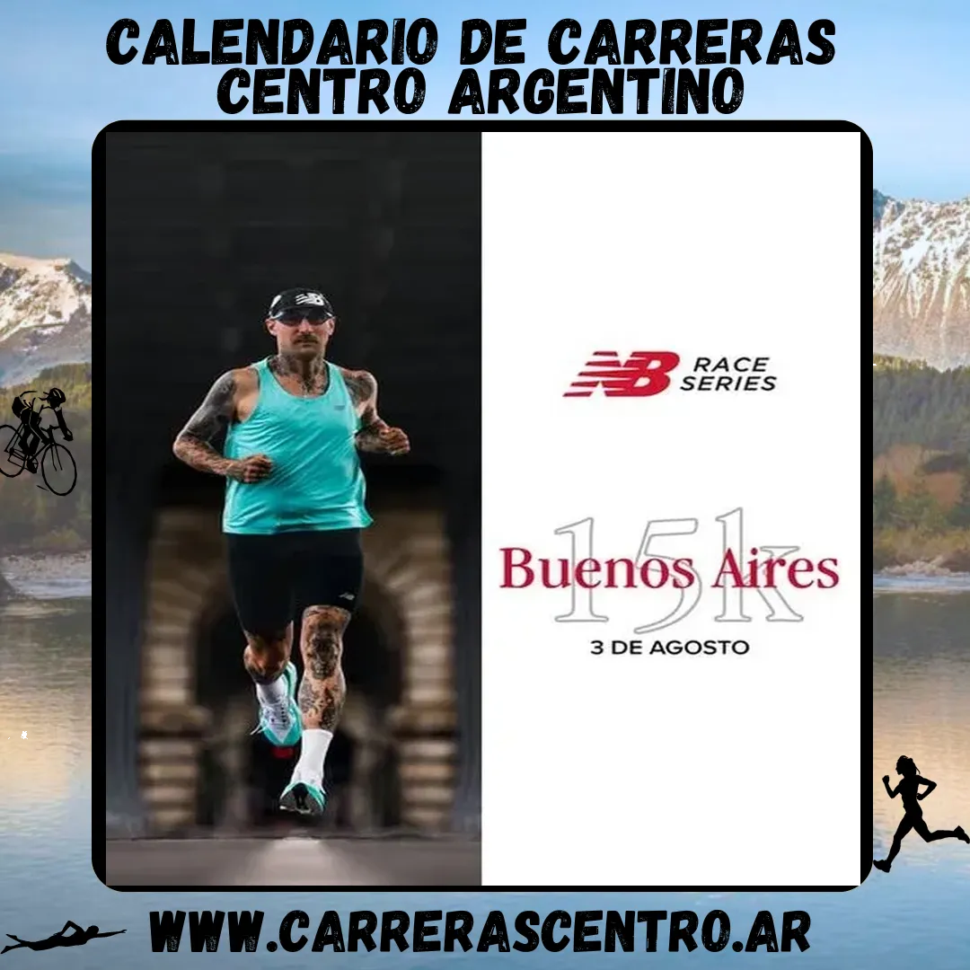 Flyer de NB 15K Buenos Aires 2025