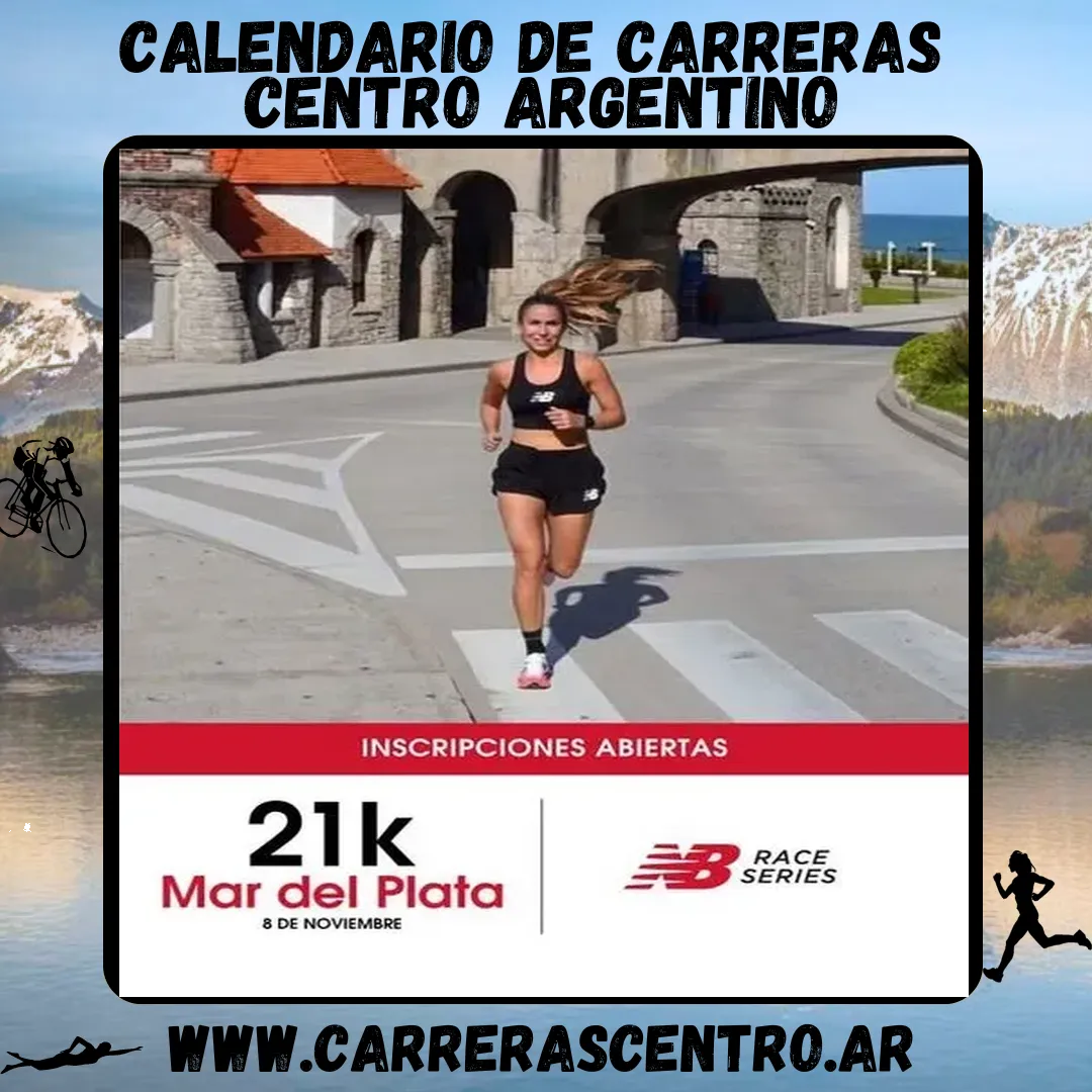 Flyer de NB 21K Mar del Plata 2026