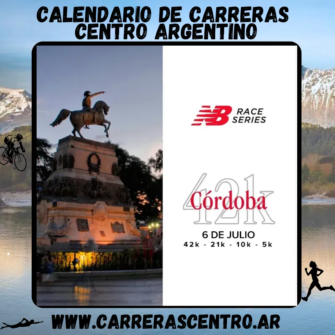 Flyer de NB Maratón de Córdoba 2025