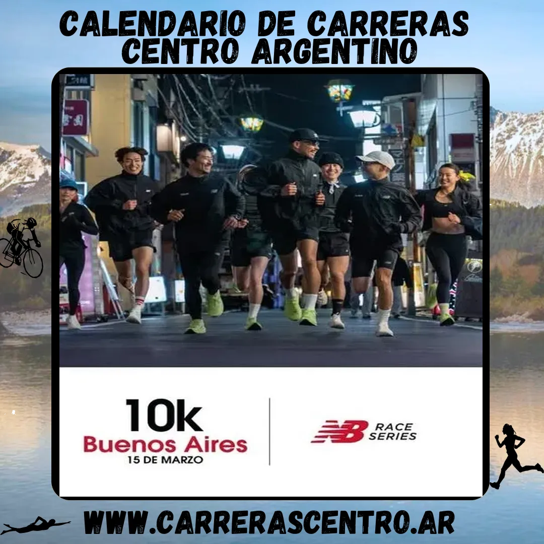 Flyer de New Balance 10K Buenos Aires 2026