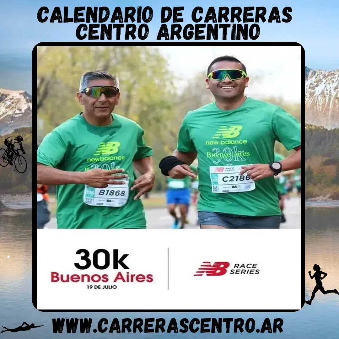 Flyer de New Balance 30K Buenos Aires 2026
