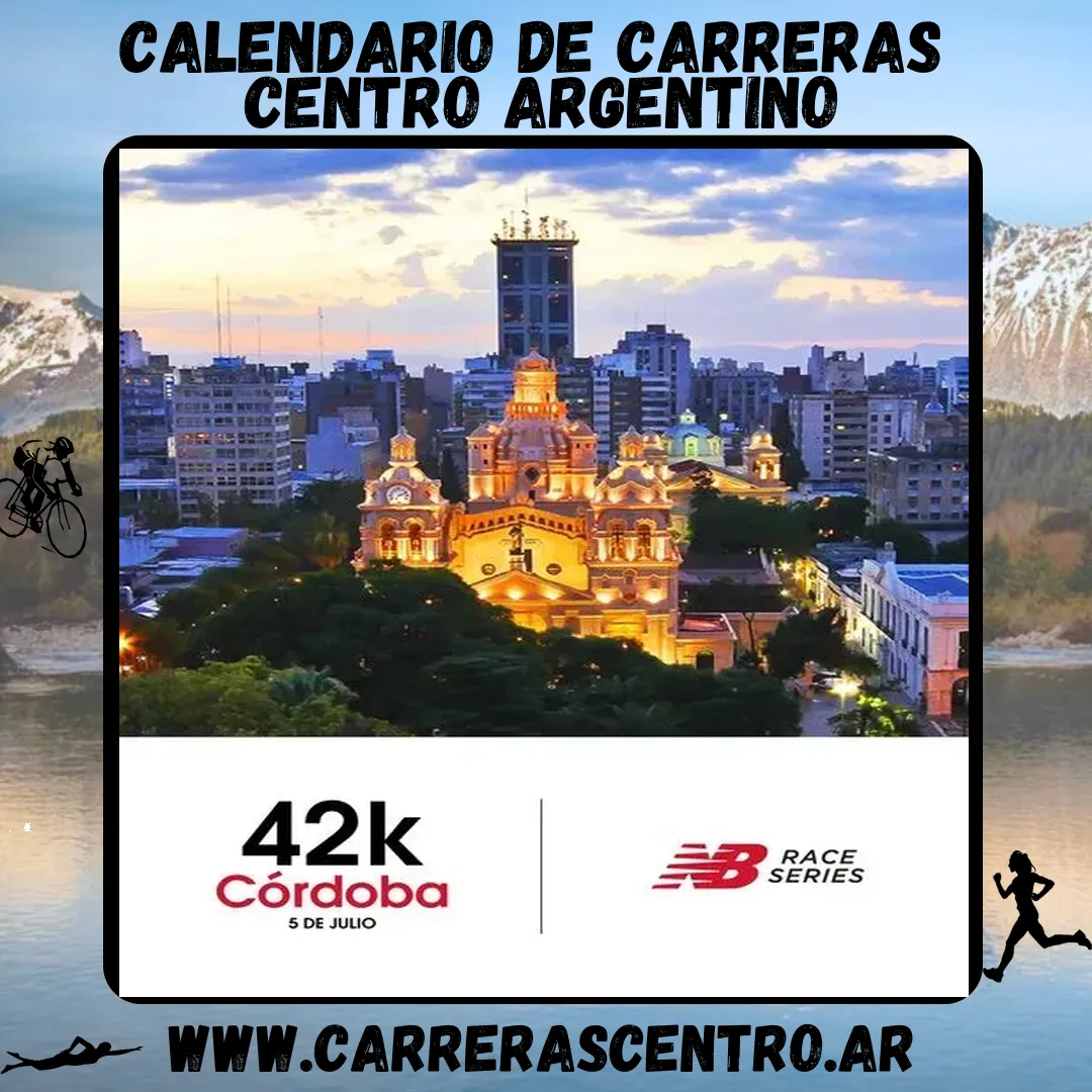 Flyer de New Balance 42K Córdoba 2026