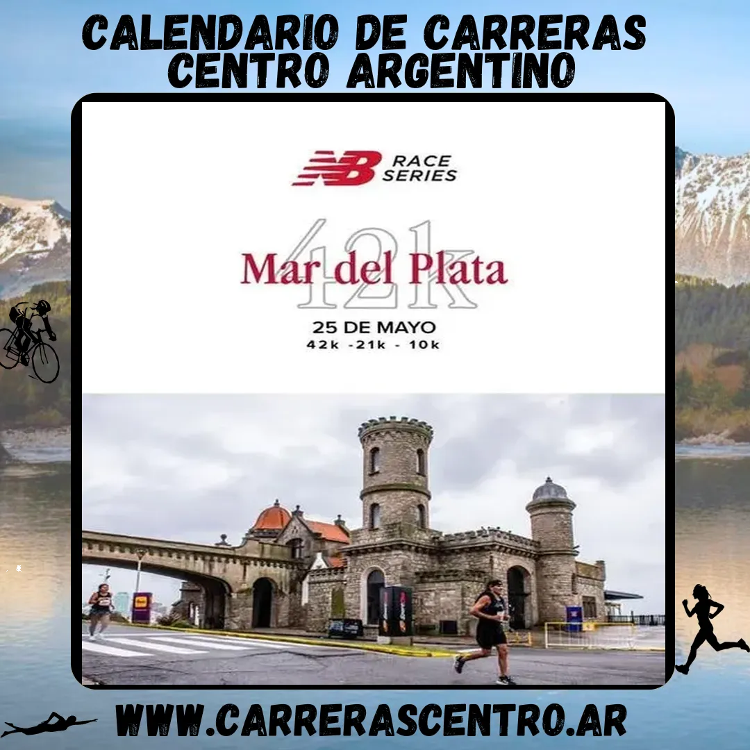 Flyer de New Balance 42K Mar del Plata 2025