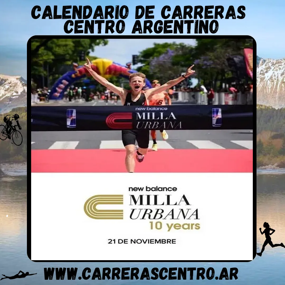 Flyer de New Balance Milla Urbana Buenos Aires 2026