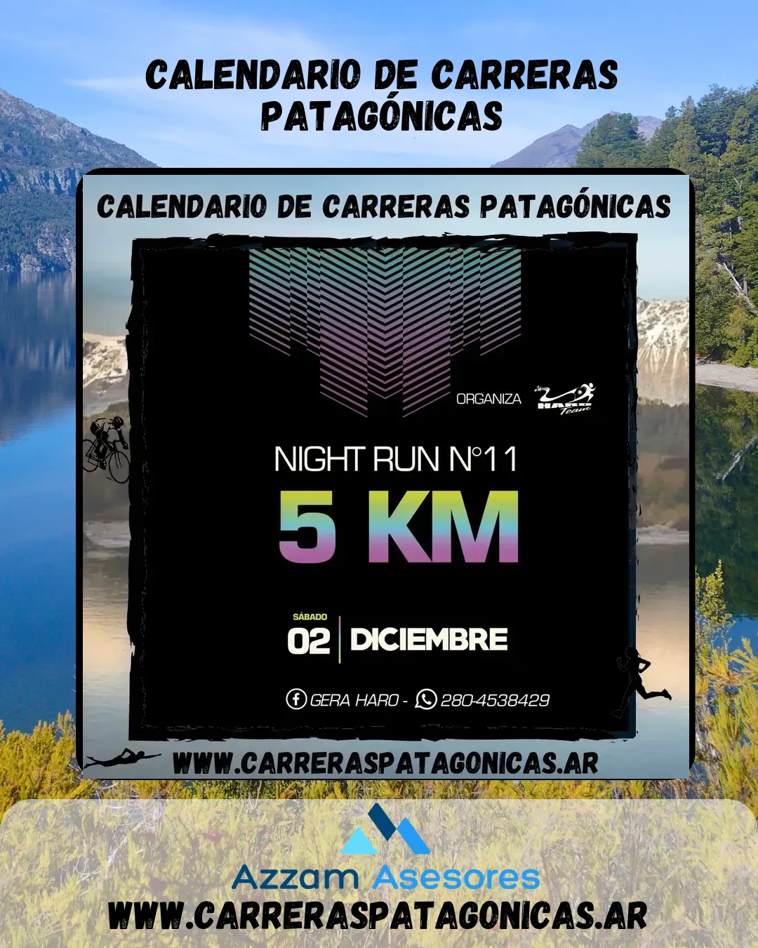 Flyer de Night Run 2023