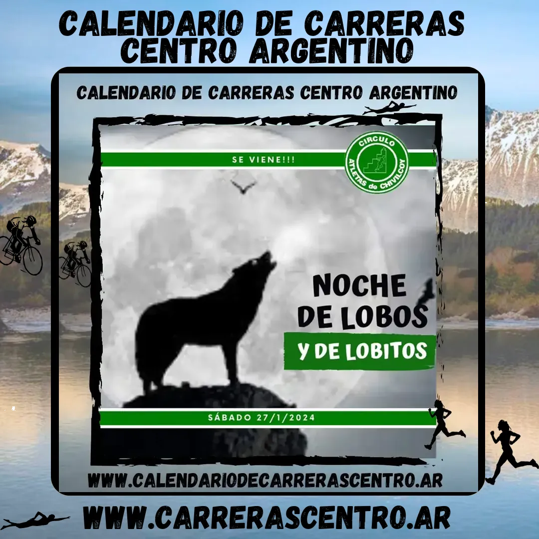 Flyer de Noches de Lobos 2024