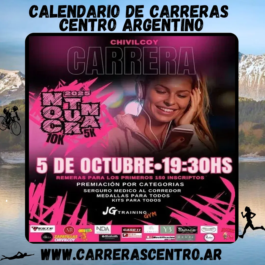 Flyer de Nocturna JG 2025