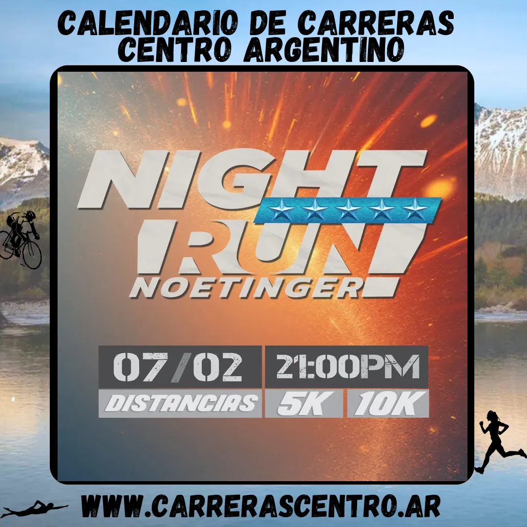Flyer de Noetinger Night Run 2026