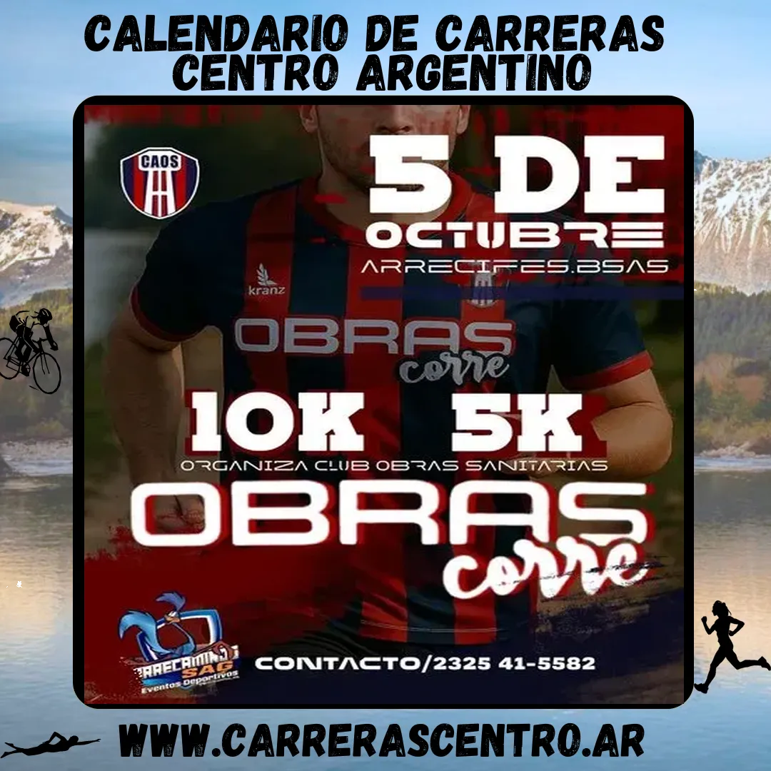Flyer de Obras Corre 2025