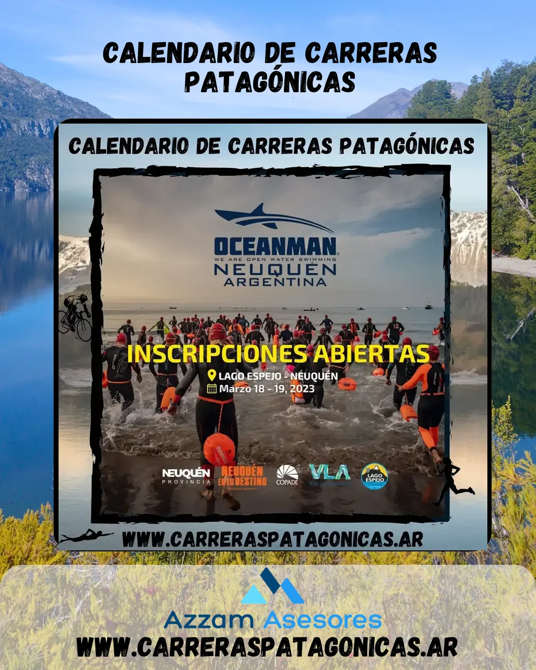 Flyer de OceanMan Argentina 2023