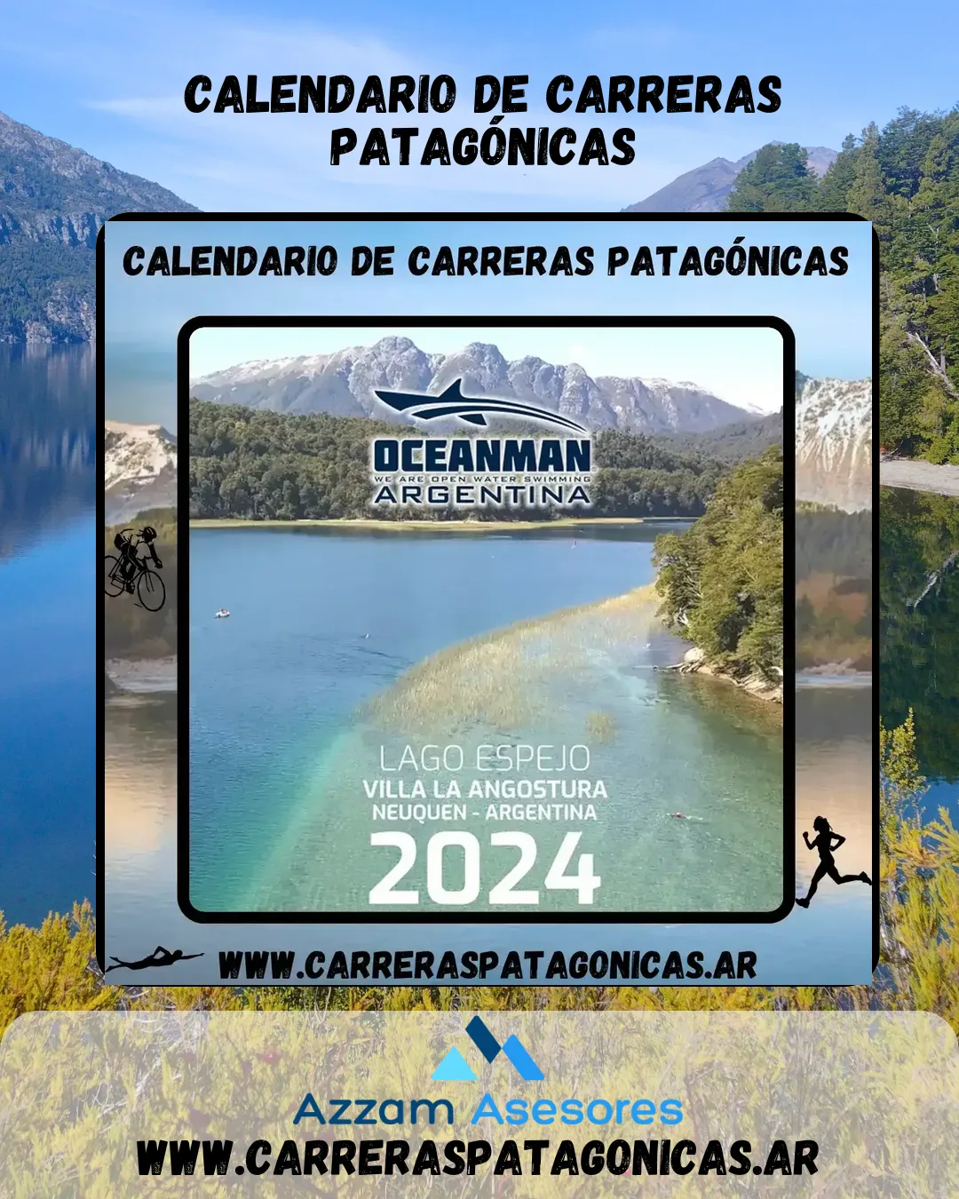 Flyer de OceanMan Argentina 2024