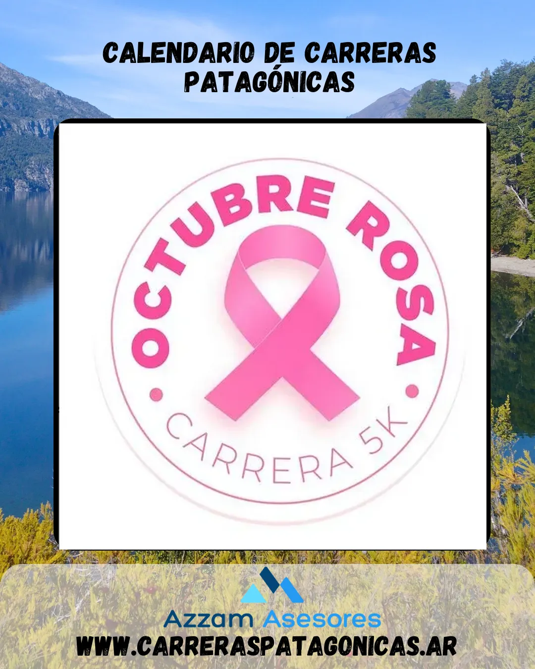 Flyer de Octubre Rosa 5K 2024
