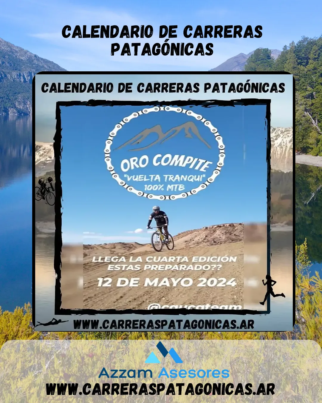 Flyer de Oro Compite 2024