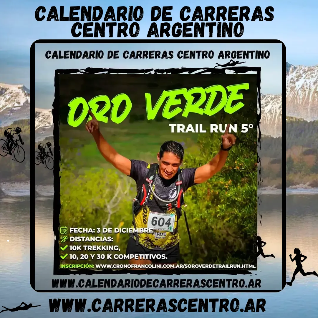 Flyer de Oro Verde Trail Run 2023