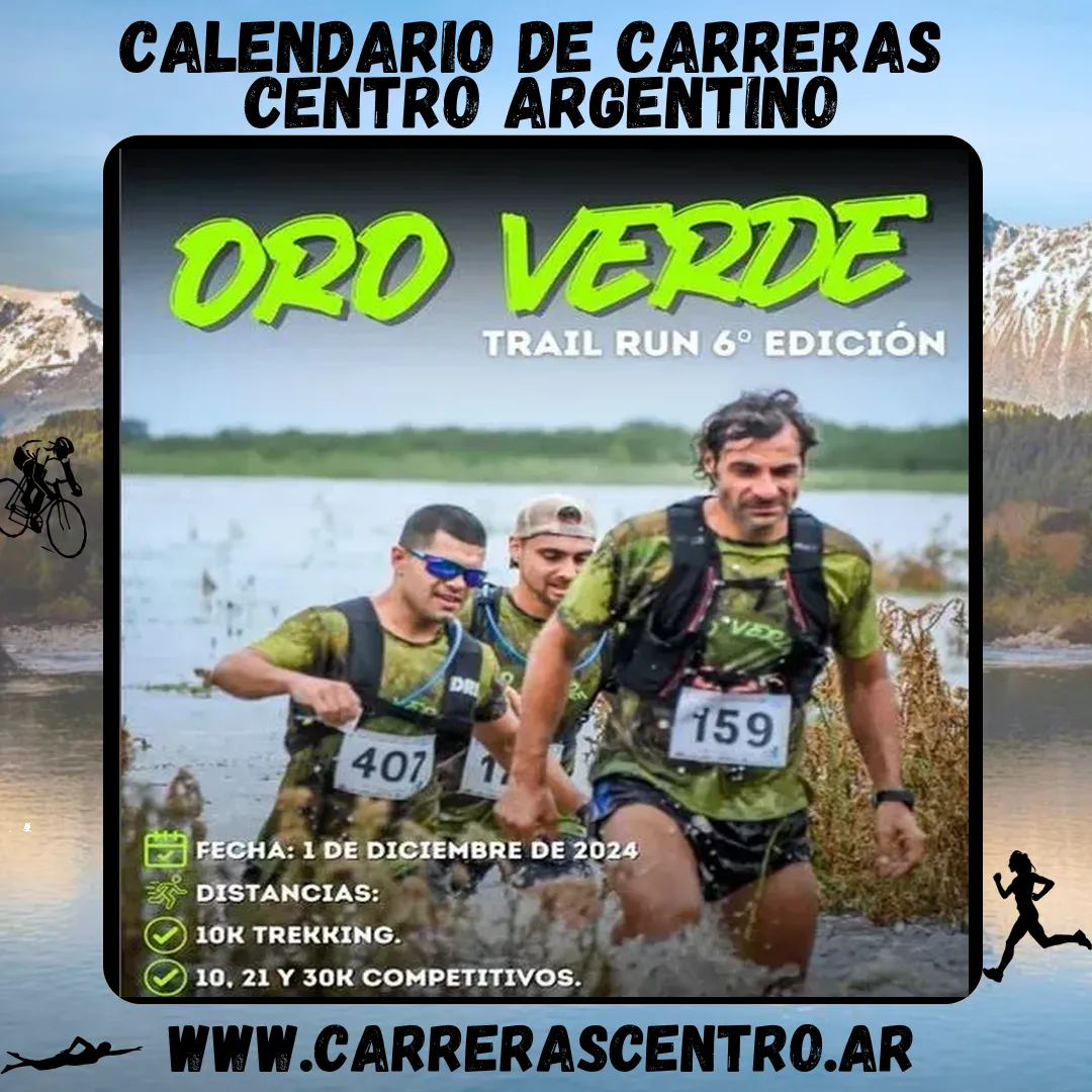 Flyer de Oro Verde Trail Run 2024