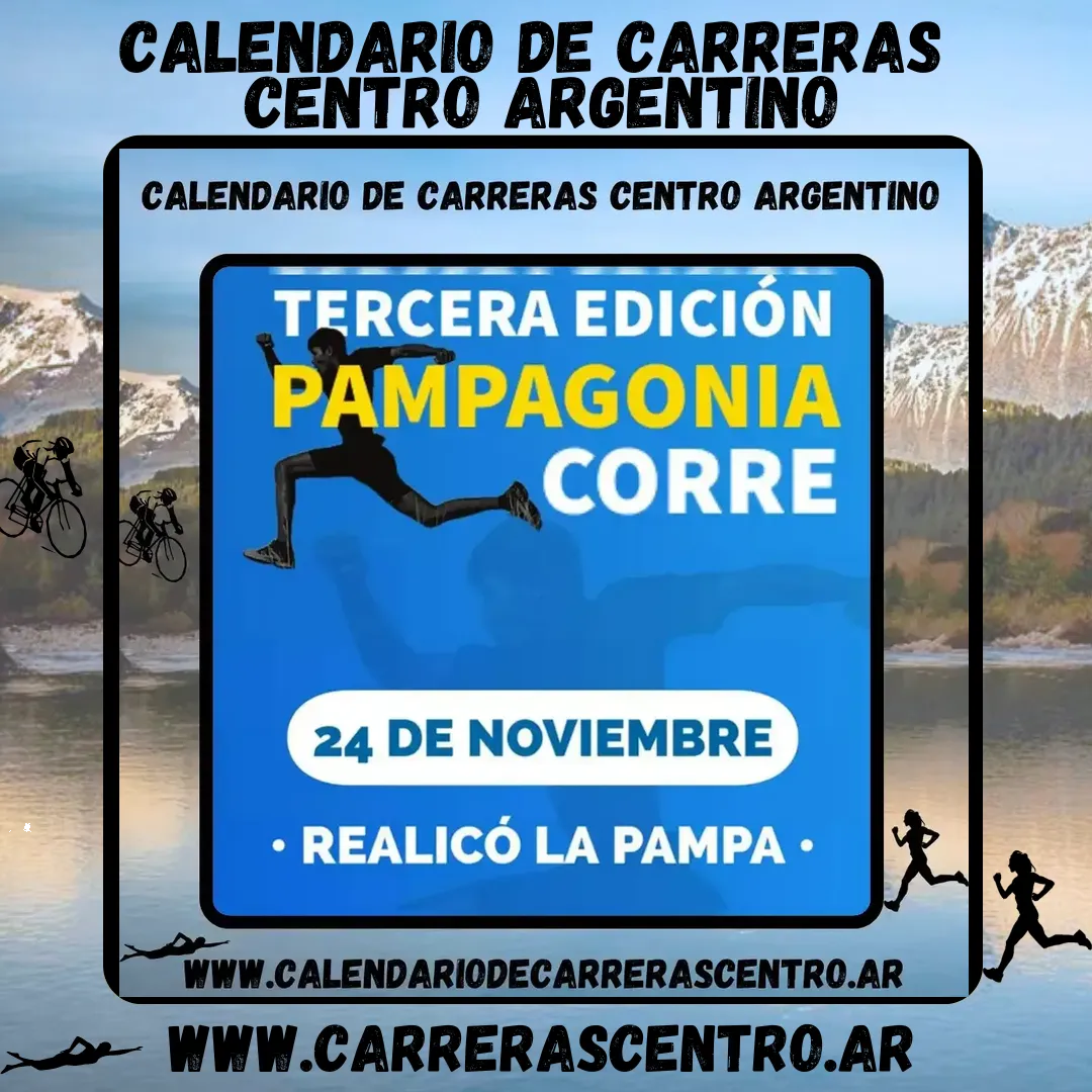 Flyer de Pampagonia Corre 2024