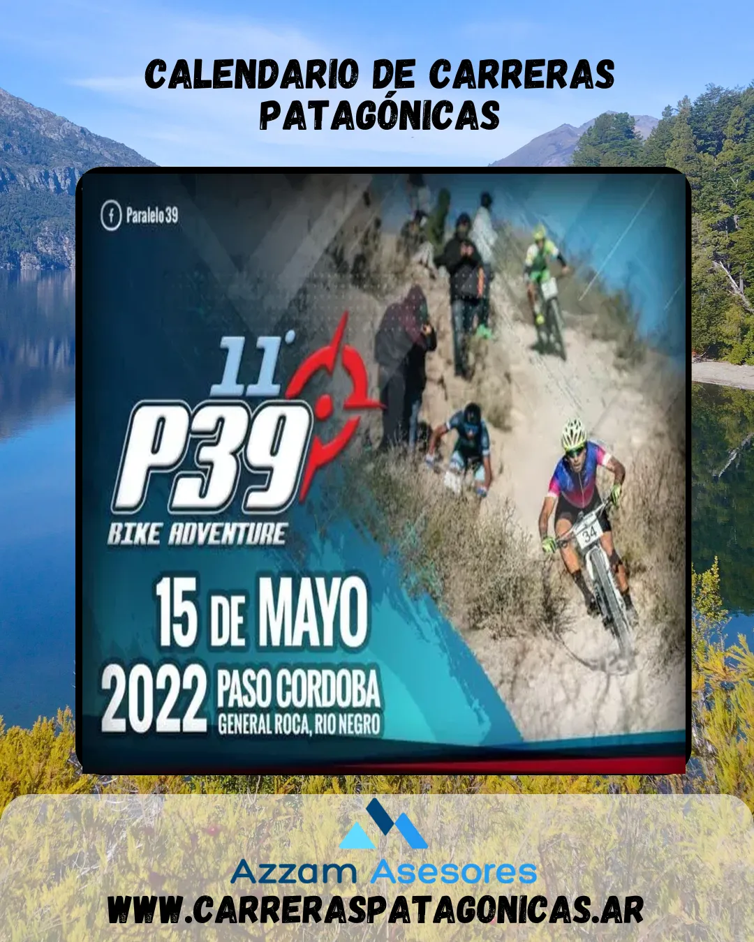 Flyer de PARALELO 39°- BIKE ADVENTURE 2022