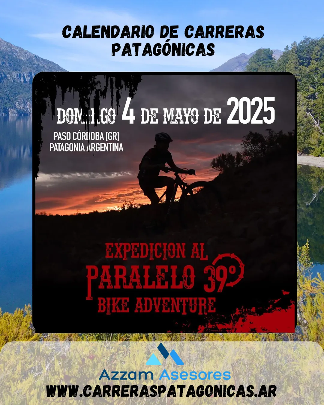 Flyer de PARALELO 39°- BIKE ADVENTURE 2025