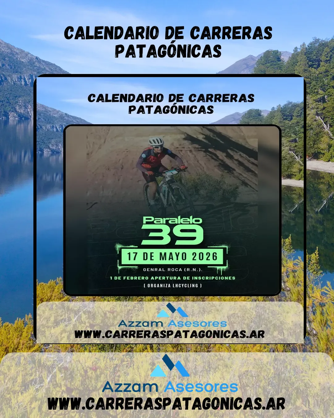 Flyer de Paralelo 39 2026