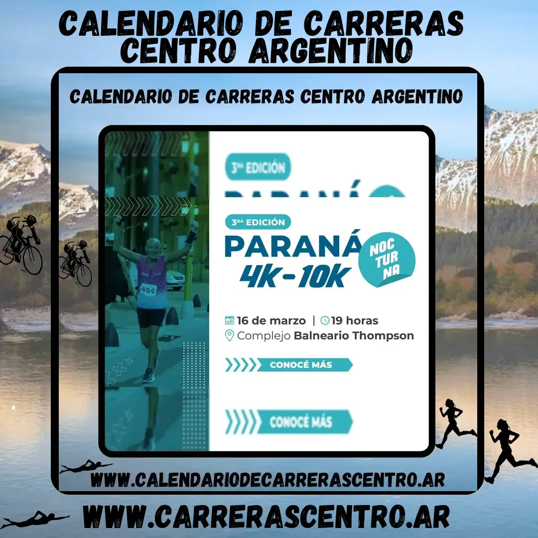 Flyer de Paraná Nocturna 2024