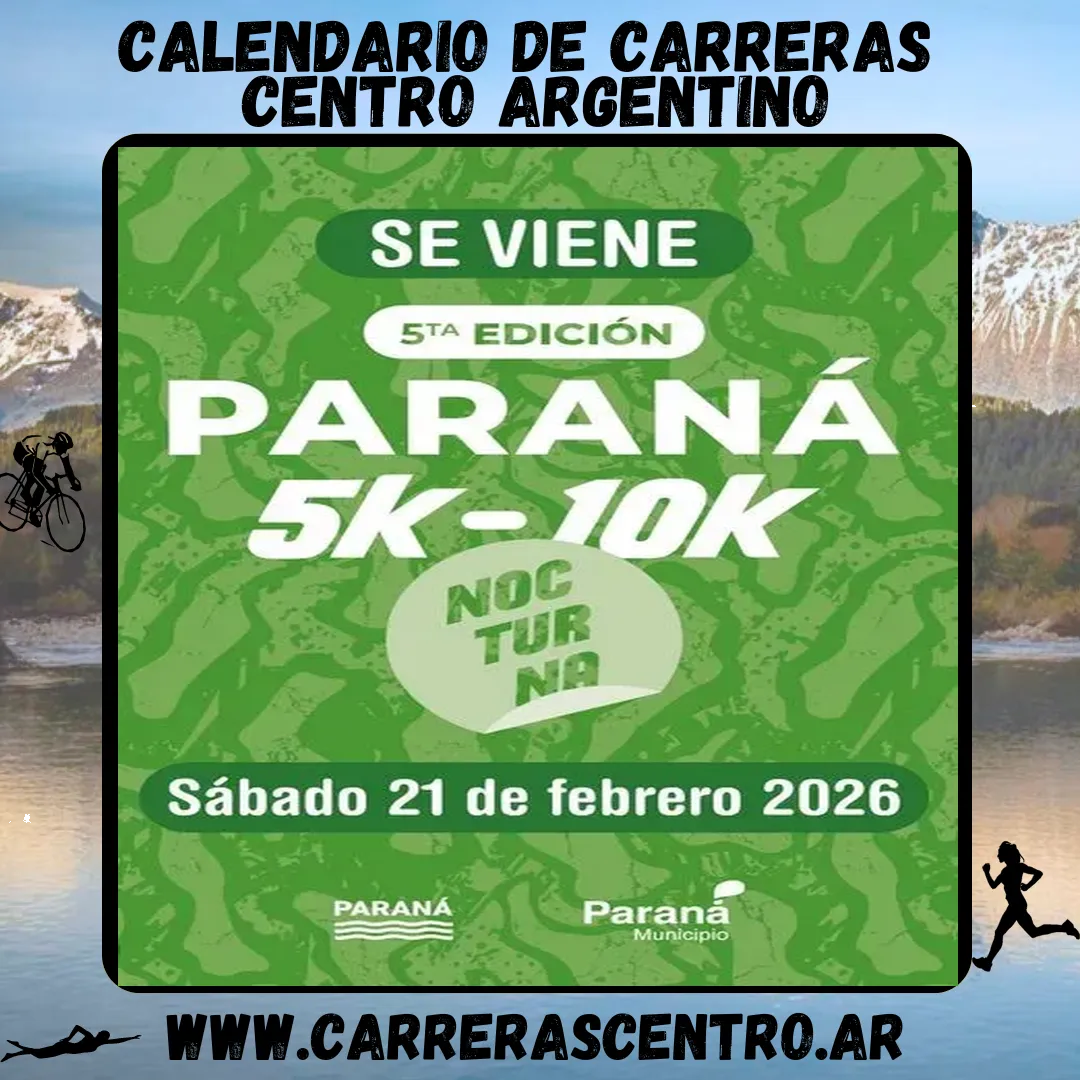 Flyer de Paraná Nocturna 2026