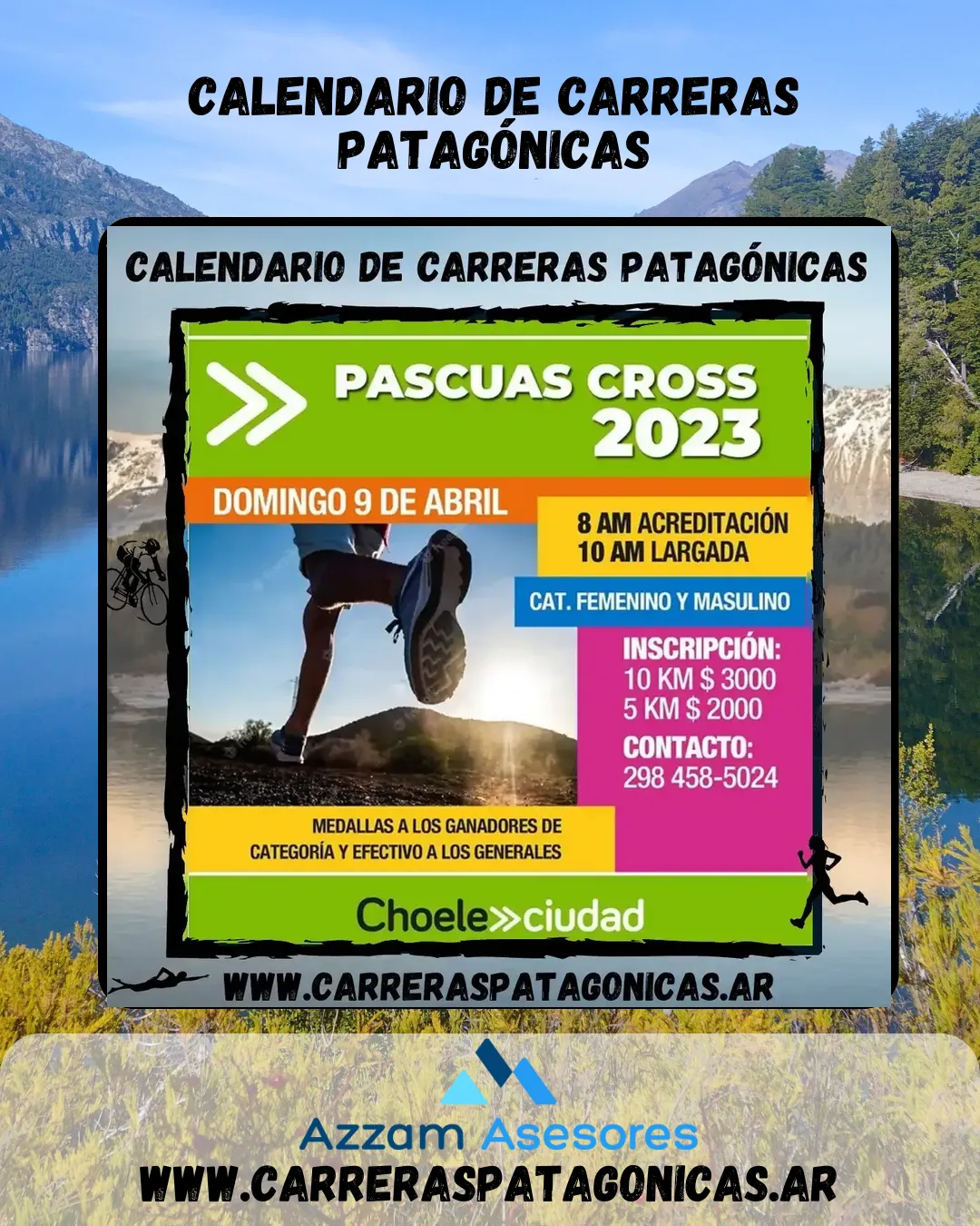 Flyer de Pascuas Cross 2023