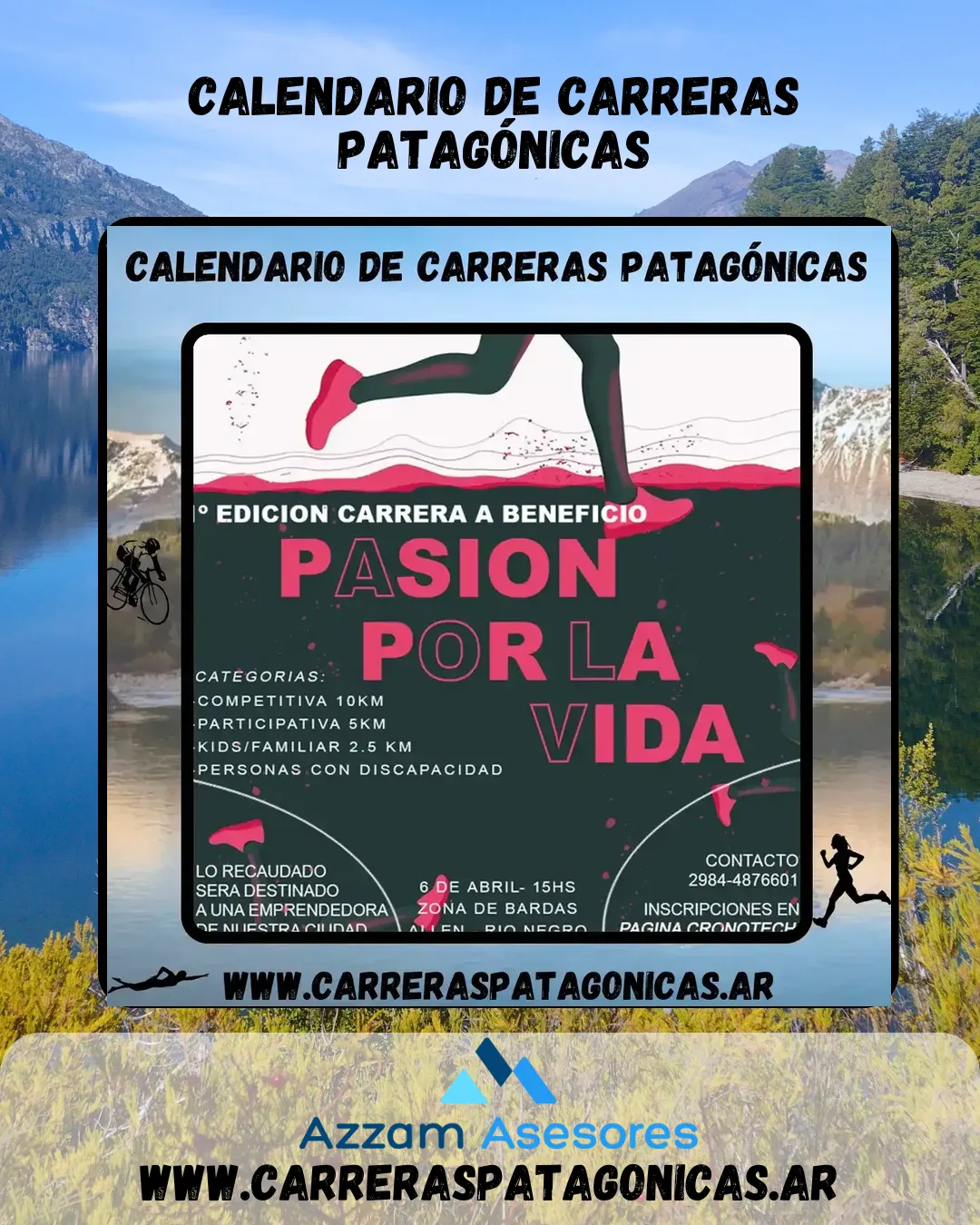 Flyer de Pasión por la Vida 2024