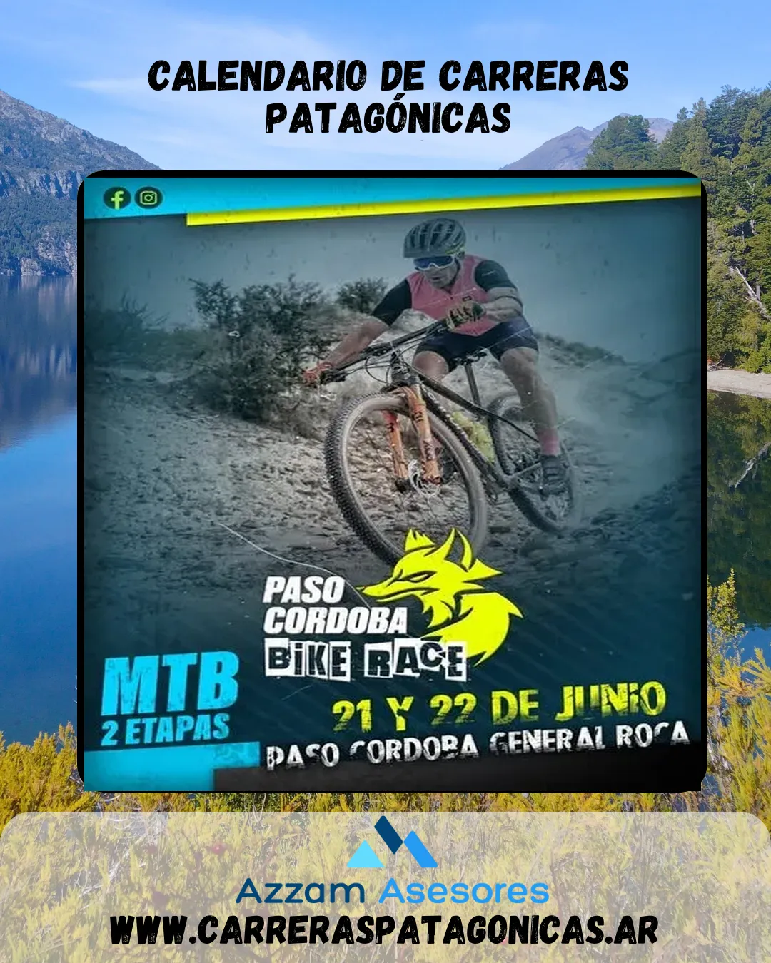Flyer de Paso Córdoba Bike Race 2025