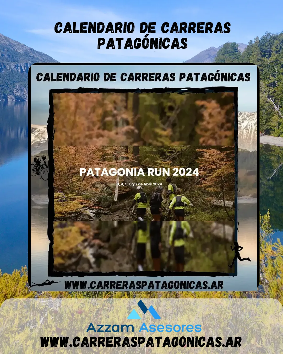 Flyer de Patagonia RUN 2024