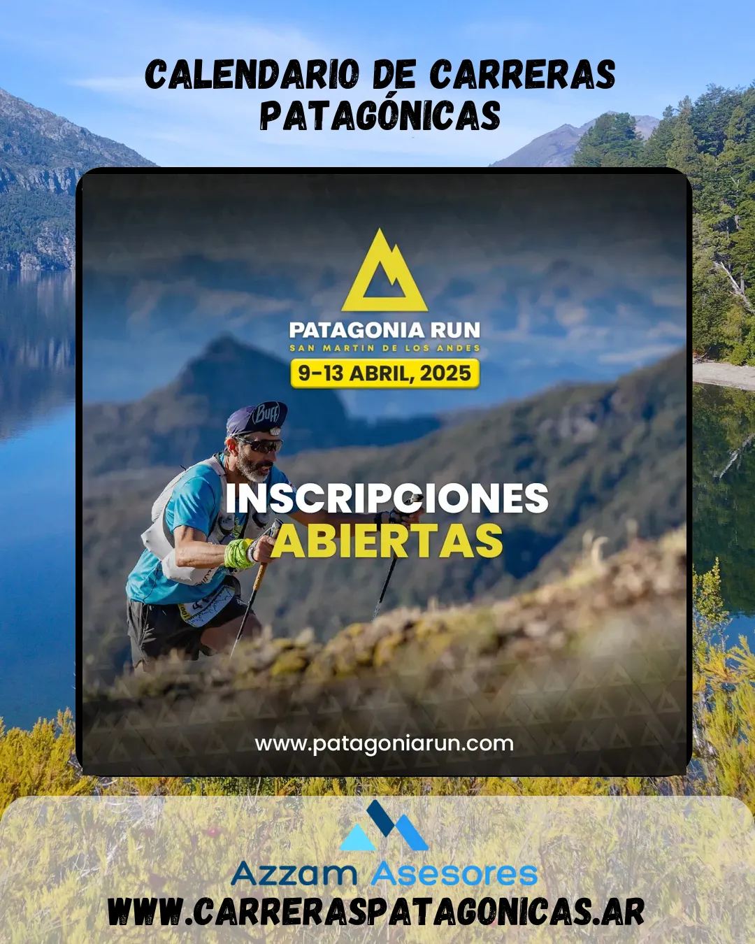 Flyer de Patagonia RUN 2025