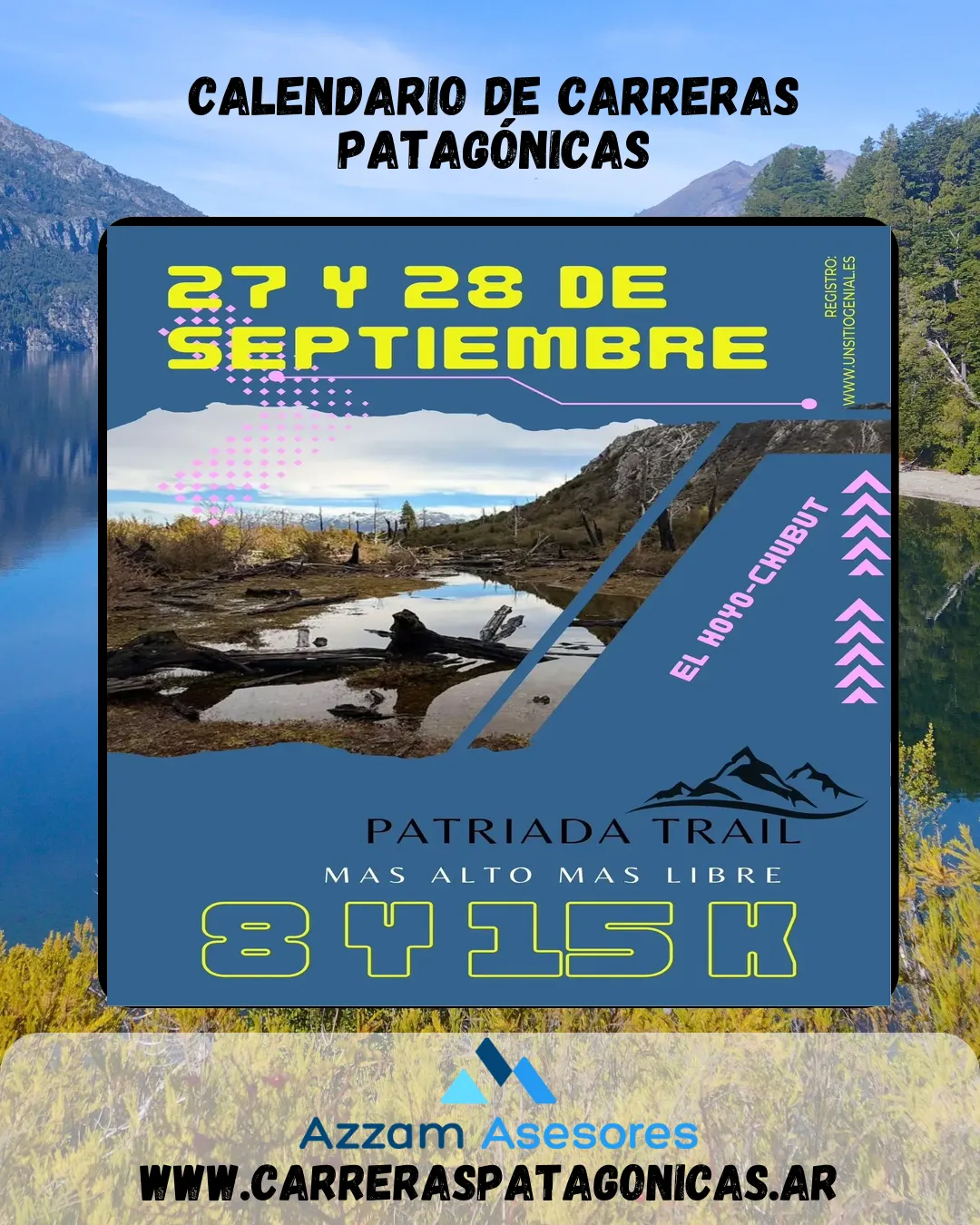 Flyer de Patriada Trail 2025