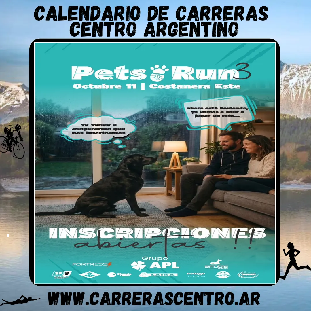 Flyer de Pets Run 2026