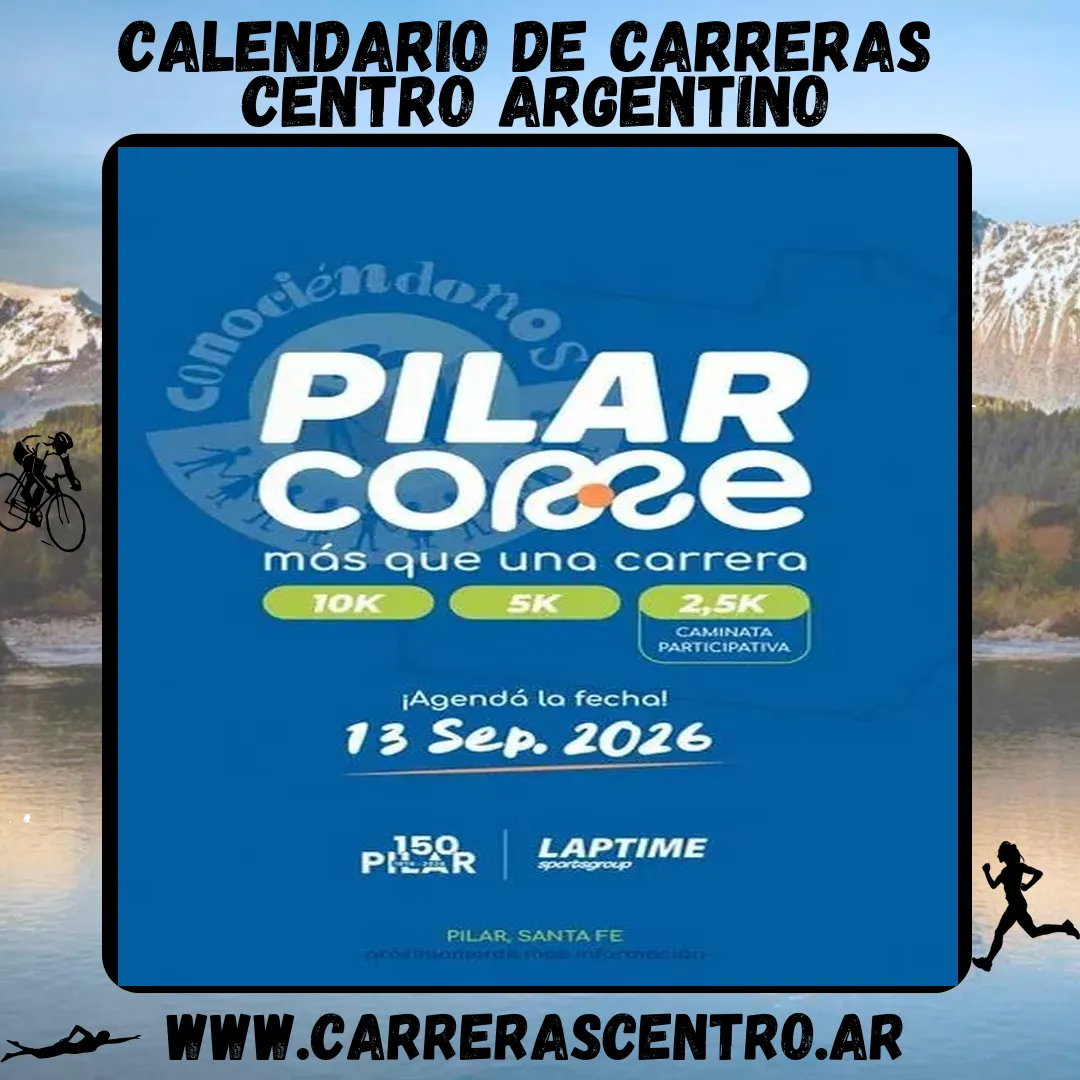 Flyer de Pilar Corre 2026