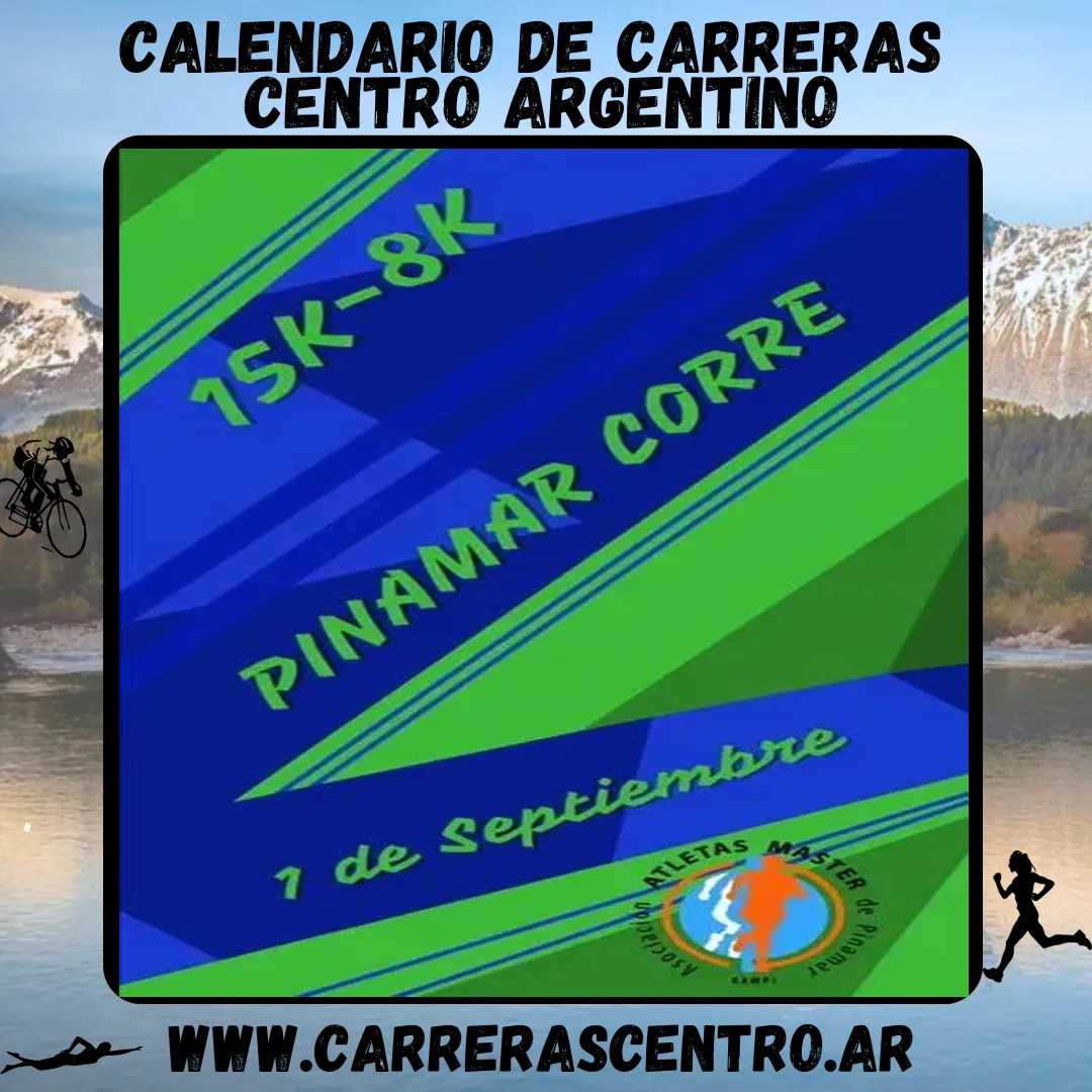 Flyer de Pinamar Corre 2024