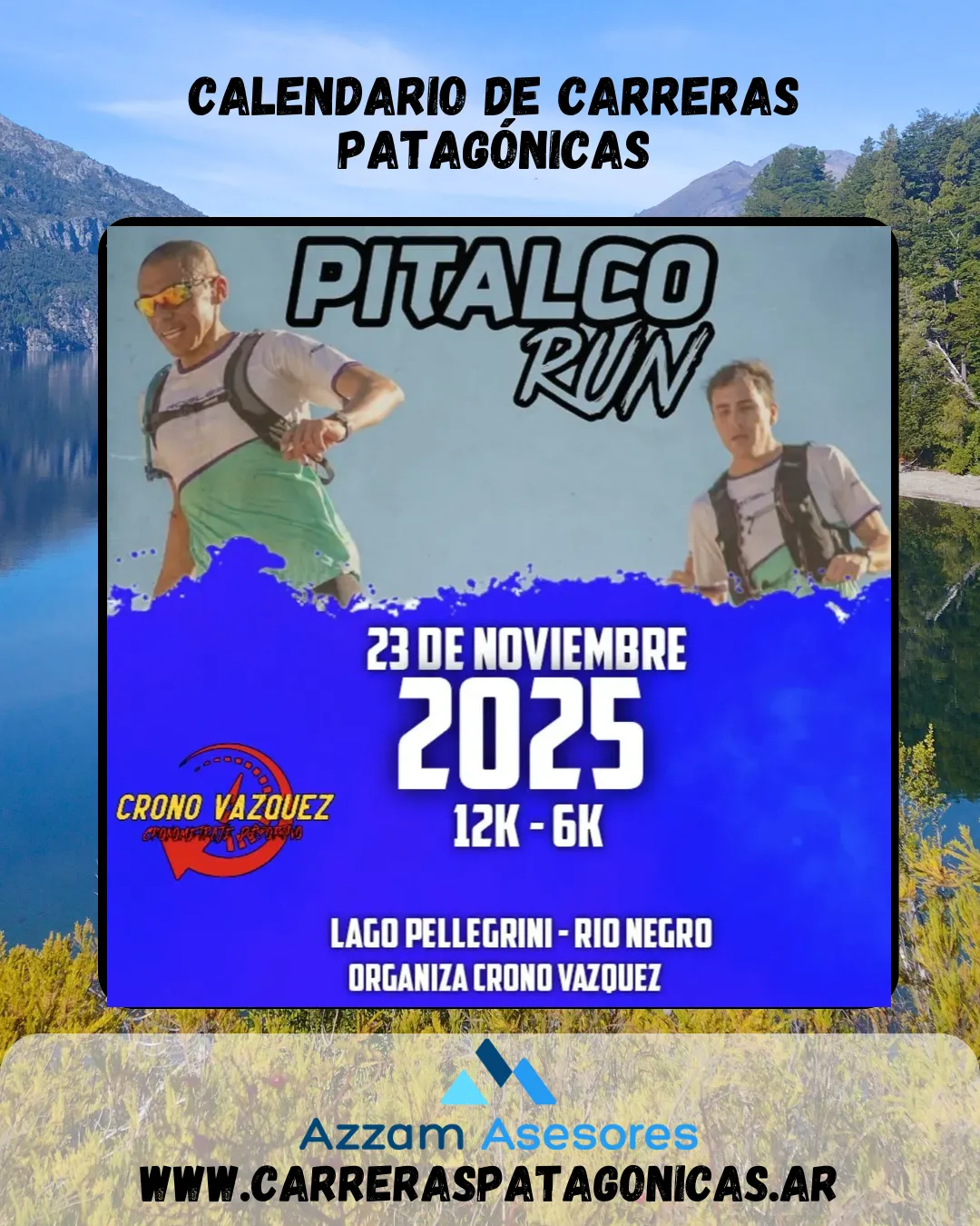 Flyer de Pitalco Run 2025