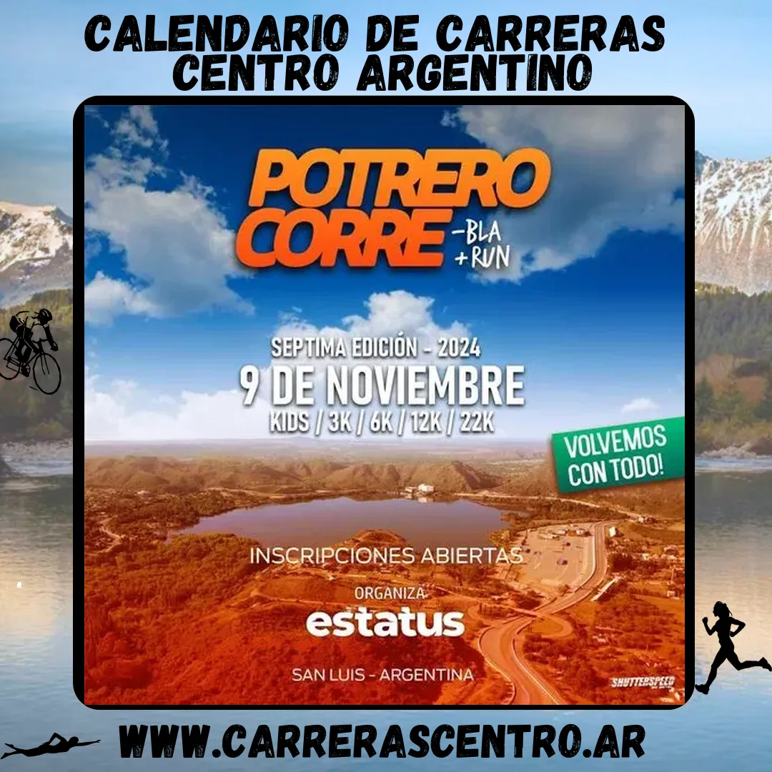 Flyer de Potrero Corre 2024