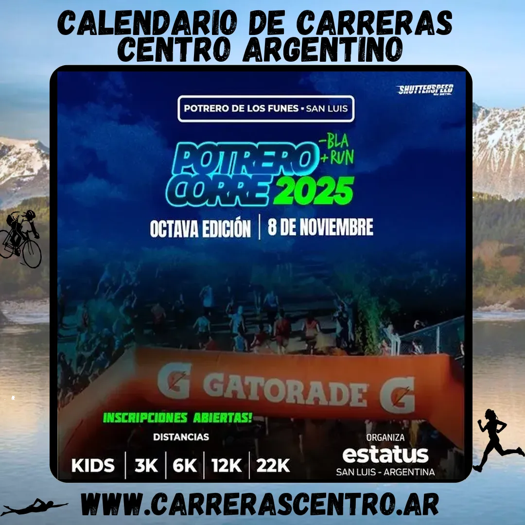 Flyer de Potrero Corre 2025