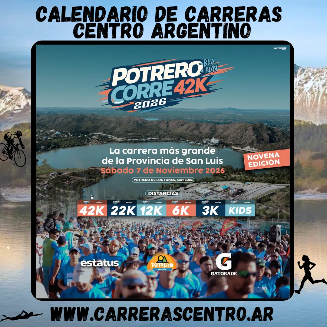 Flyer de Potrero Corre 2026