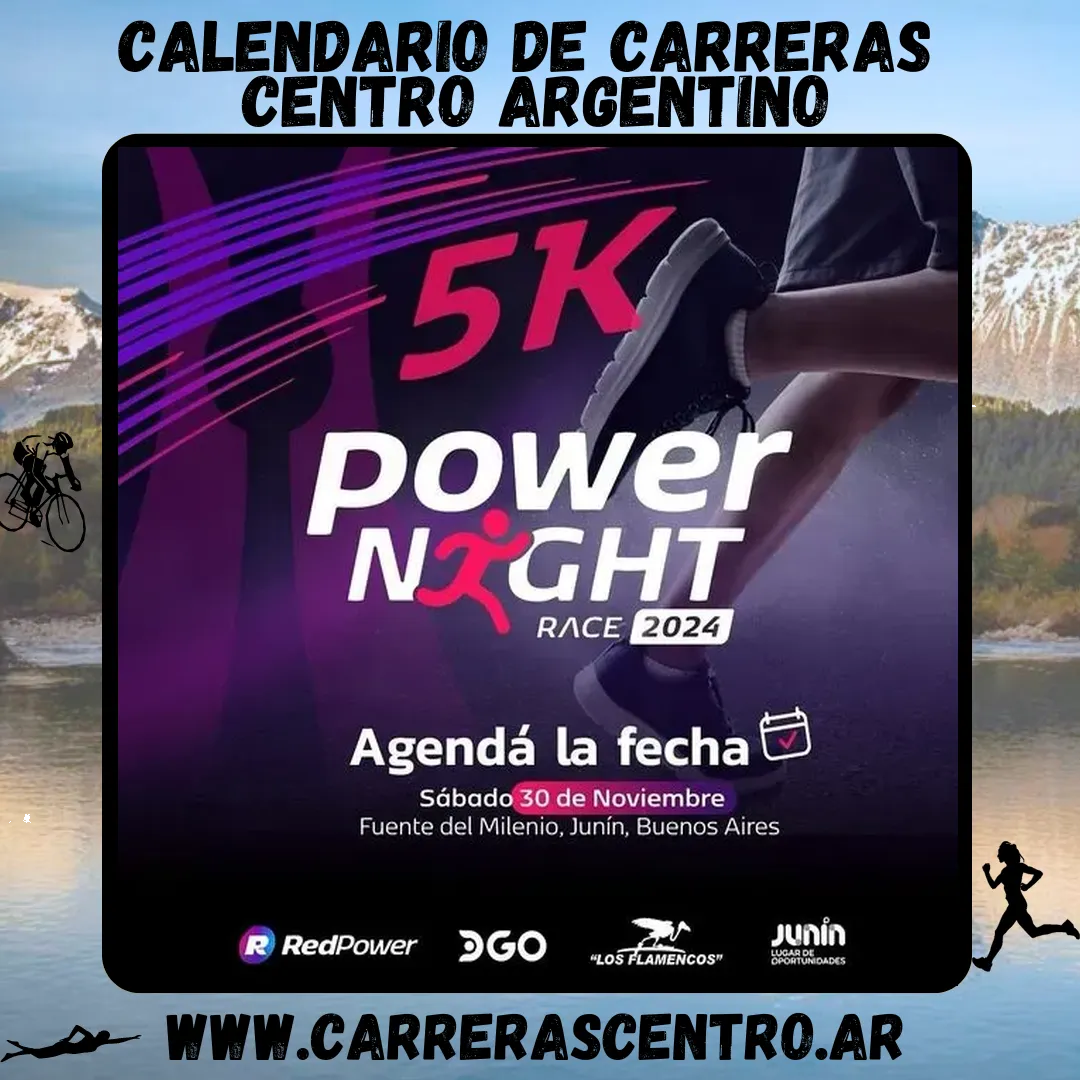 Flyer de Power Night Race 2024