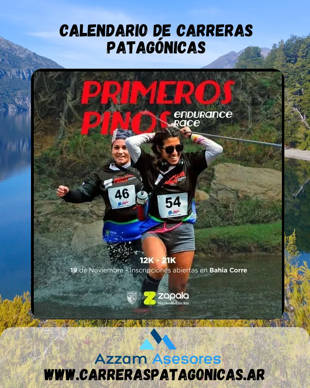 Flyer de Primeros Pinos Endurance Race 2022