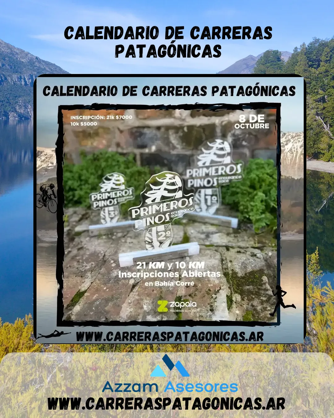 Flyer de Primeros Pinos Endurance Race 2023