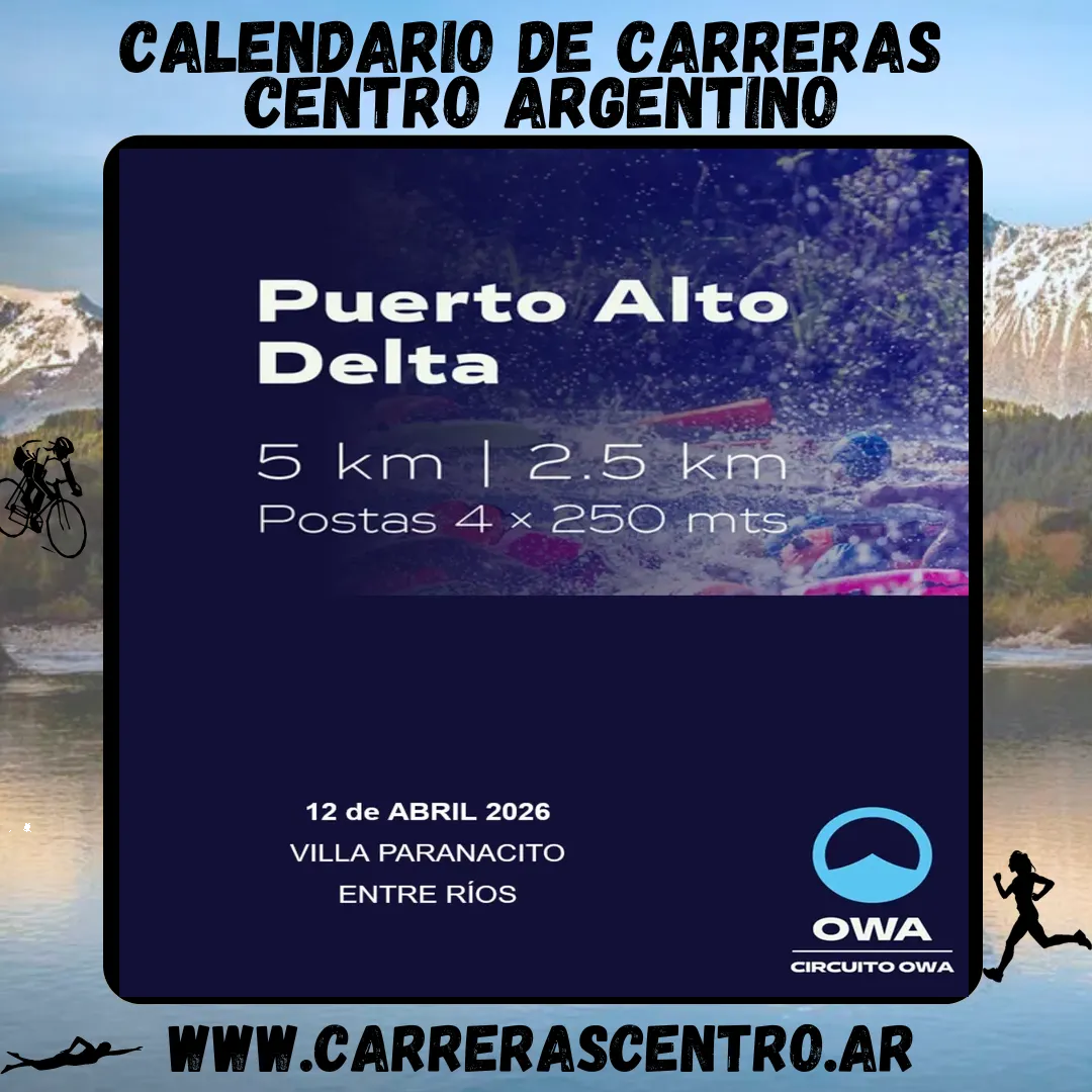 Flyer de Puerto Alto Delta 2026