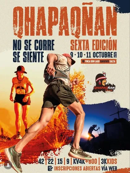 Flyer de Qhapaqñan Trail 2026