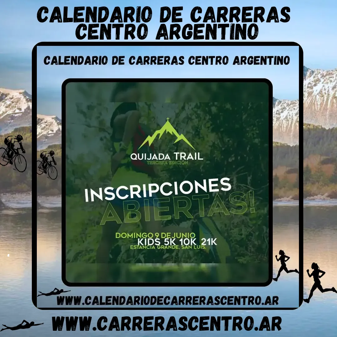 Flyer de Quijada Trail 2024